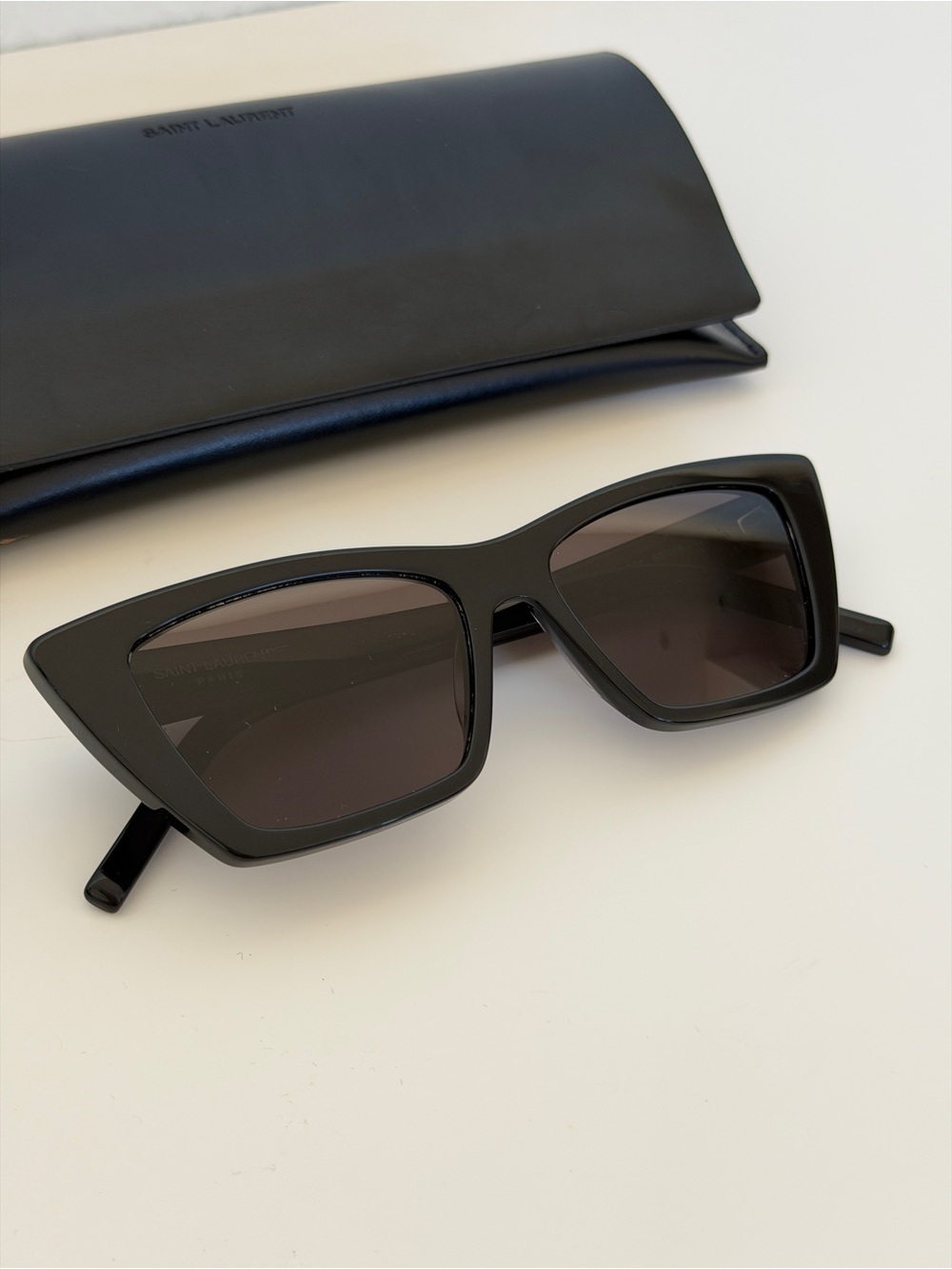 Saint Laurent Acetate Mica Cat Eye Sunglasses SL
276 Black - Picture 5 of 6